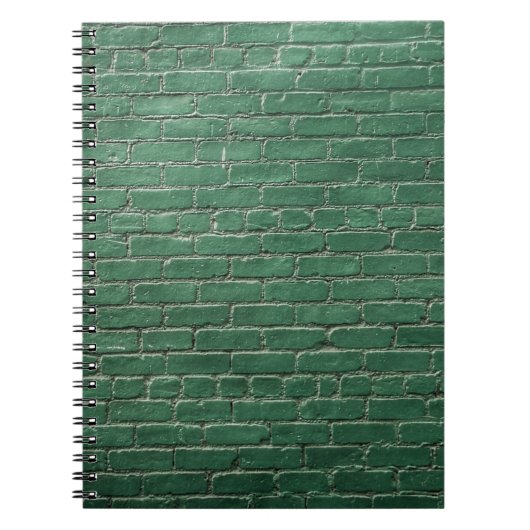 Carnet Mur peint en vert (Devant)