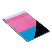 Carnet Mur peint rose et bleu (Côté Droit)