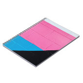 Carnet Mur peint rose et bleu (Côté gauche)