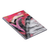 Carnet Mur peint rouge et blanc (Côté Droit)