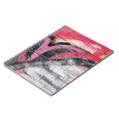 Carnet Mur peint rouge et blanc (Côté gauche)