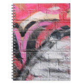 Carnet Mur peint rouge et blanc (Devant)