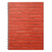 Carnet Mur rouge orange (Devant)