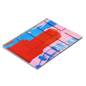 Carnet Mur rouge peint (Côté gauche)