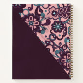 Carnet Mûre Groovy Psychedelique 60s 70s Floral  (Dos)