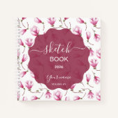 Carnet Murmurations de Magnolia Rose (Devant)