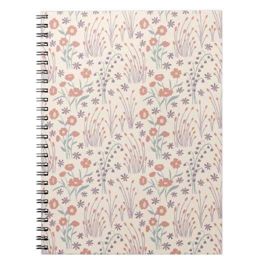 Carnet Murmures de fleurs sauvages printanières (Devant)
