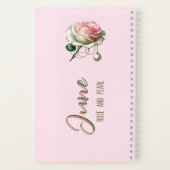 Carnet Murmures de juin – Marque-page Rose & Perle (Verso)