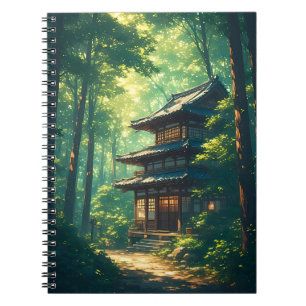 Carnet Murmures de la Forêt : Une Retraite Japonaise Cach