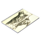 Carnet Muscles du dos vintages de l'anatomie | (circa (Côté gauche)