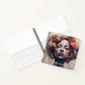 Carnet Muse in Lines : Artistic Female Sketchbook (Intérieur)