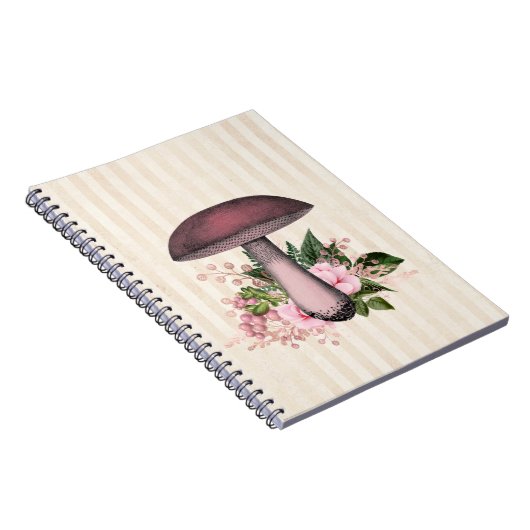 Carnet Mushroom et compilation florale (Côté Droit)