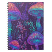 Carnet Mushroom Neon Forest Dreamscape (Devant)