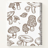 Carnet Mushroom pattern (Dos)