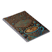 Carnet Mushroom Spores Café Psychedélique Fondre (Côté Droit)