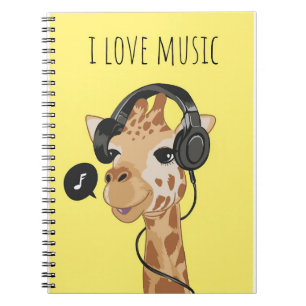 Carnet Music Art I Love Music