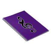 Carnet Music Cat Clef (Côté Droit)