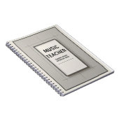 Carnet Music Teacher (Côté Droit)