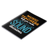 Carnet Music Teacher Funny Sound Décisions (Côté gauche)