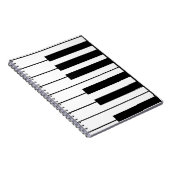 Carnet music-themed piano keys (Côté Droit)