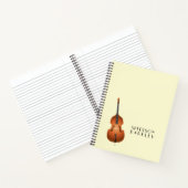 Carnet Musicien de basse debout Musique enseignant Jazz B (Intérieur)