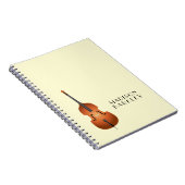 Carnet Musicien de basse debout Musique enseignant Jazz B (Côté Droit)