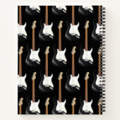 Carnet Musicien de guitare électrique professeur de musiq (Dos)