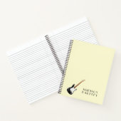 Carnet Musicien de guitare électrique professeur de musiq (Intérieur)
