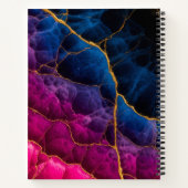 Carnet Musicien moderne, Jazz Saxophone Or, Monogramme (Dos)