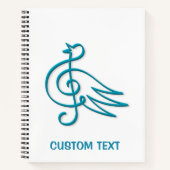 Carnet Musique Blue Bird (Devant)
