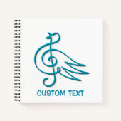 Carnet Musique Blue Bird (Devant)