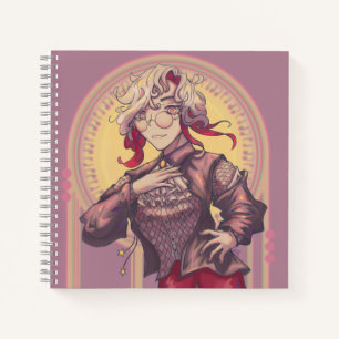 Carnet Musique citrine anime