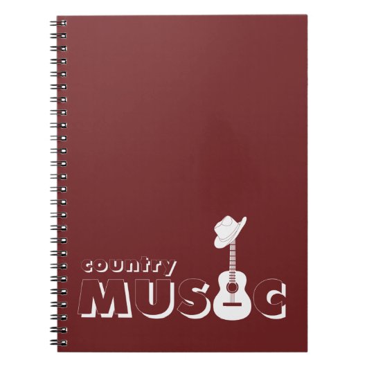 Carnet Musique country (Devant)