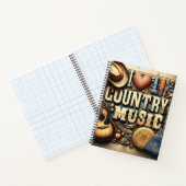 Carnet Musique country. (Intérieur)