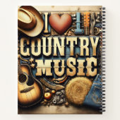 Carnet Musique country. (Dos)