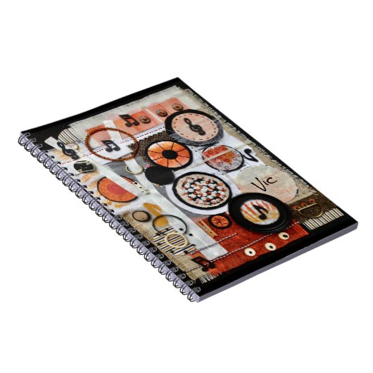 Carnet Musique customisée (Côté Droit)