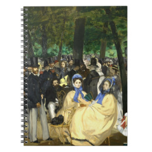 Carnet Musique dans les Tullérias Edouard Manet