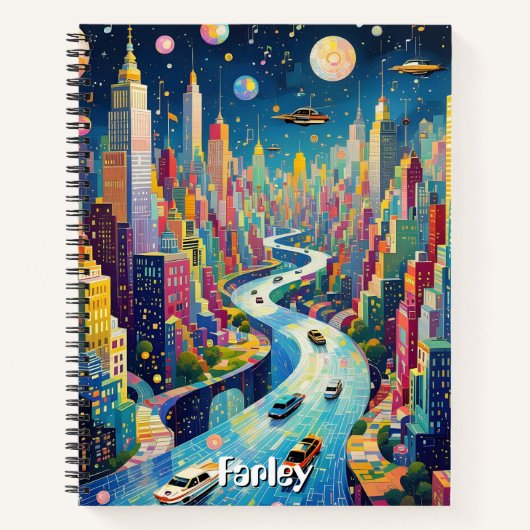 Carnet Musique dans un monde futur (Devant)