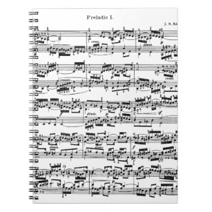 Carnet Musique de feuille par Bach