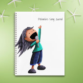 Carnet Musique de fille mignonne 