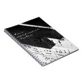 Carnet Musique de la vie : Clés et notes de piano (Côté Droit)