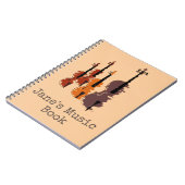 Carnet Musique de l'arty à cordes violon (Côté gauche)