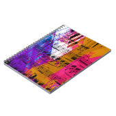 Carnet musique, décoration piano (12) (Côté gauche)