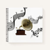 Carnet Musique et Gramophone (Devant)