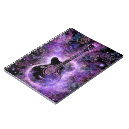 Carnet Musique guitare romantique - Son magique (Côté gauche)