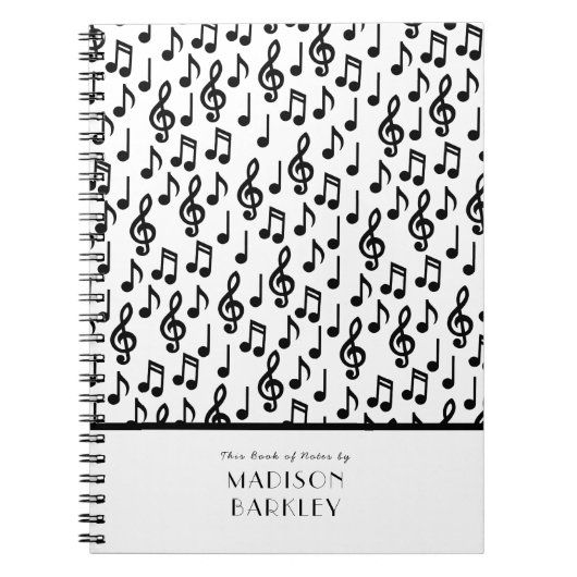 Carnet Musique Note Musicien Enseignant (Devant)