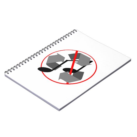 Carnet Musique Recyclée surpassée (Côté gauche)