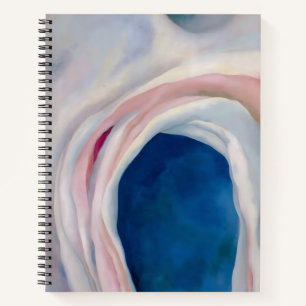 Carnet Musique rose et bleu par O'Keeffe