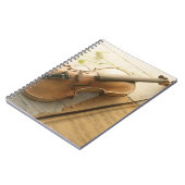 Carnet Musique violon et feuille (Côté gauche)