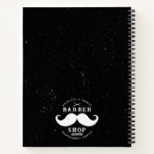 Carnet Mustache Barber Shop moderne Coiffeur Barbershop (Dos)